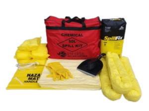 50L Chemical Spill Kit with Floor Sweep