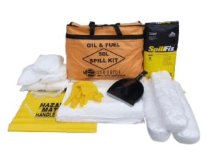 50L Oil and Fuel Spill Kit with Floor Sweep
